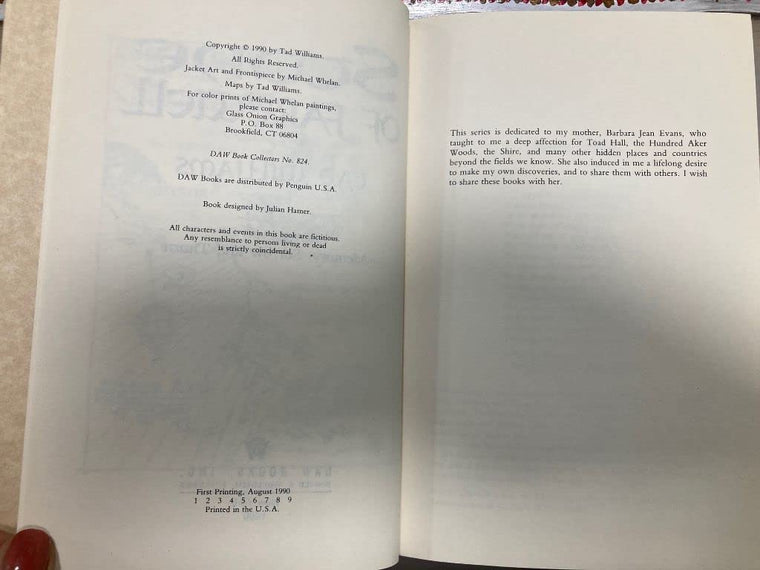 The Stone of Farewell (Memory, Sorrow, and Thorn, Book 2) — back cover