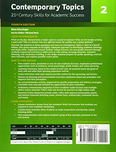 Contemporary Topics 2 with Essential Online Resources (4th E