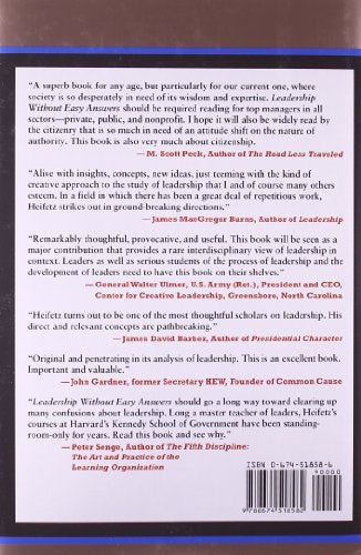 Leadership Without Easy Answers by Heifetz, Ronald A.