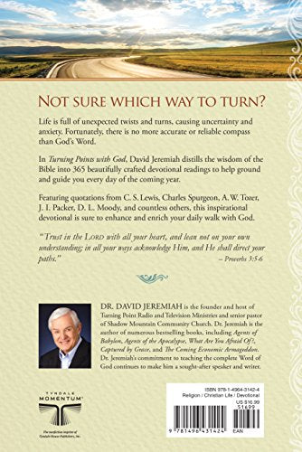 Turning Points with God: 365 Daily Devotions — back cover