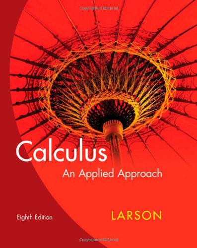 Calculus: An Applied Approach by Larson, Ron