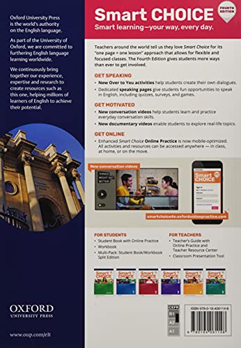 Smart Choice Level 2 Student Book with Online Practice 4th Edition