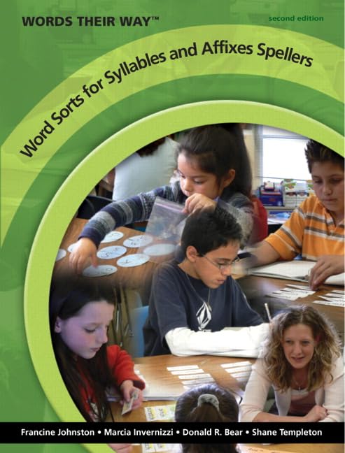 Words Their Way Word Sorts for Syllables and Affixes Speller
