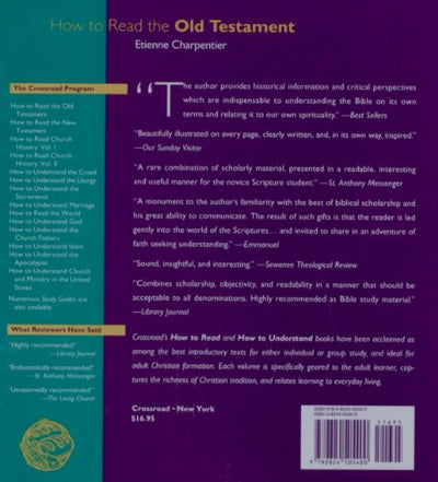 How to Read the Old Testament (The Crossroad Adult Christian Formation)