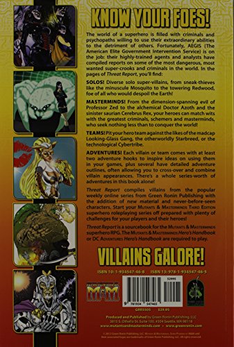 Mutants and Masterminds RPG: Threat Report