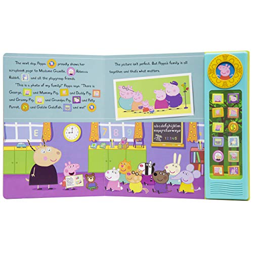 Peppa Pig - My Family and Me 13-Button Sound Book - PI Kids