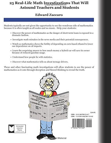 25 Real Life Math Investigations That Will Astound Teachers and Students