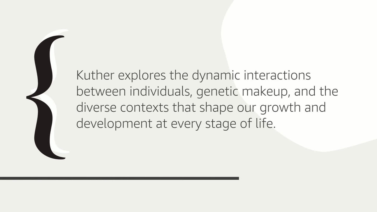 Lifespan Development: Lives in Context