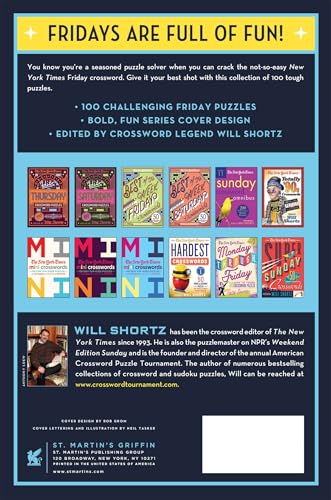 The New York Times Greatest Hits of Friday Crossword Puzzles: 100 Hard Puzzles