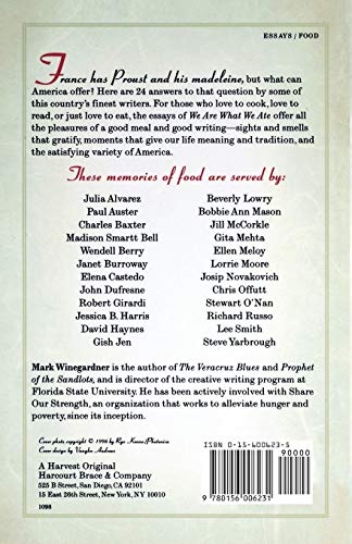 We Are What We Ate: 24 Memories of Food ,A Share Our Strength Book