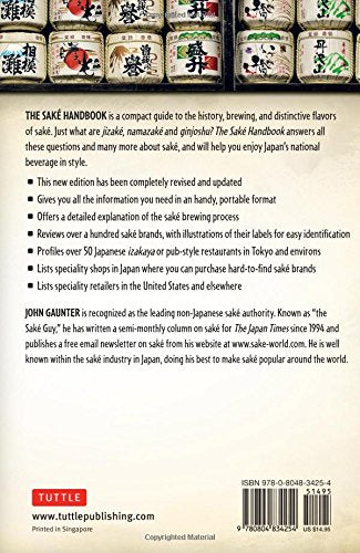 The Sake Handbook: All the information you need to become a Sake Expert! — back cover