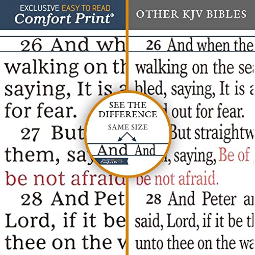 KJV, Pew Bible, Hardcover, Black, Red Letter, Comfort Print: Holy Bible, King James Version