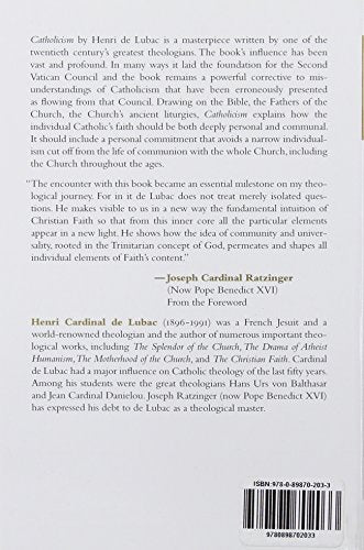 Catholicism: Christ and the Common Destiny of Man by Henri d