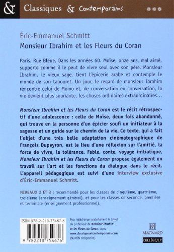 Monsieur Ibrahim Et Les Fleurs Du Coran (French Edition)