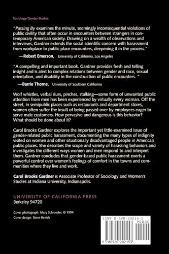 Passing By: Gender and Public Harassment