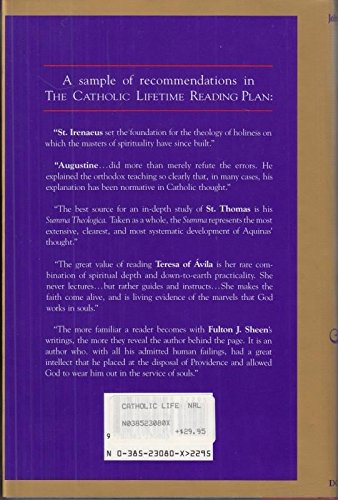 The Catholic LIfetime Reading Plan