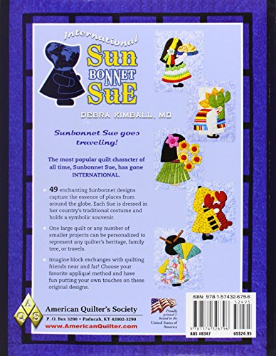 International Sunbonnet Sue — back cover