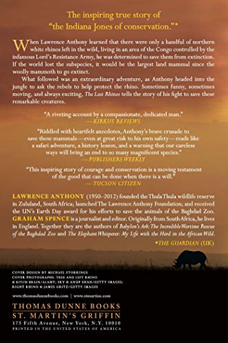 The Last Rhinos: My Battle to Save One of the World's Greatest Creatures