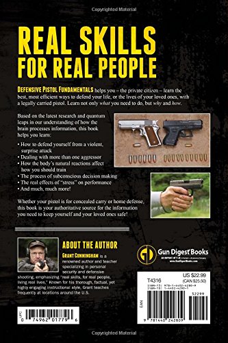Defensive Pistol Fundamentals — back cover