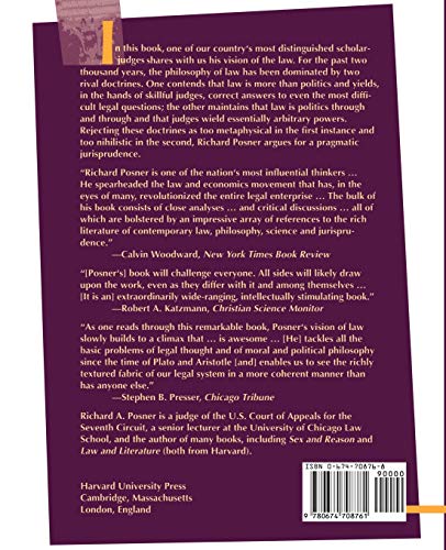 The Problems of Jurisprudence by Richard A. Posner