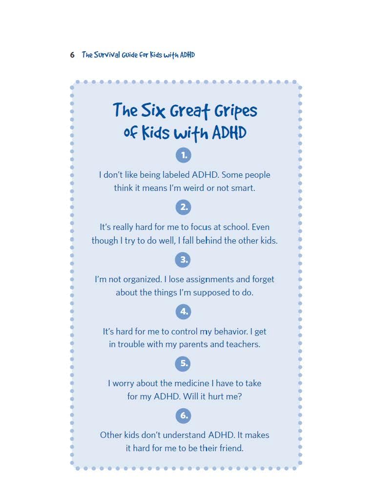 The Survival Guide for Kids with ADHD
