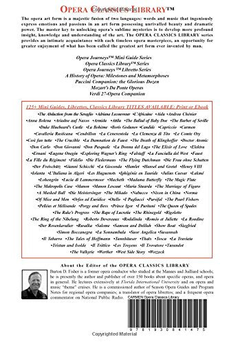 Bizet's CARMEN: Opera Study Guide with Libretto