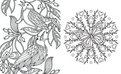 Posh Glitter Coloring Book Secret Garden by Andrews McMeel P