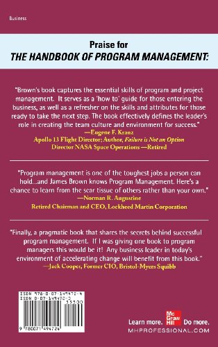 The Handbook of Program Management: How to Facilitate Project Success with Optimal Program Management