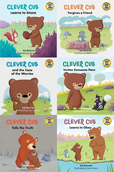 Clever Cub Builds Good Character: Set of Six (Clever Cub Bible Stories)
