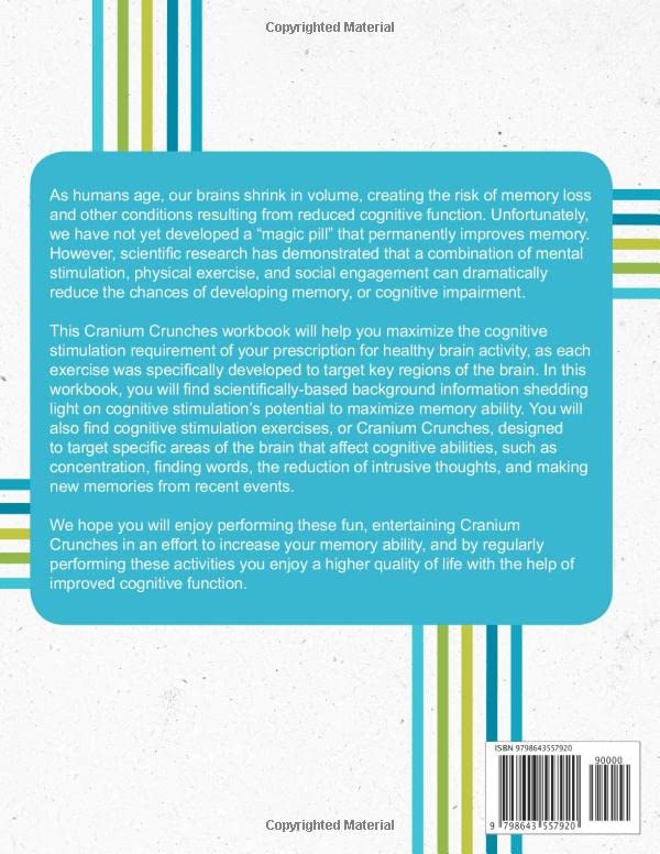 Cranium Crunches Workbook: Brain exercises to maximize memory ability