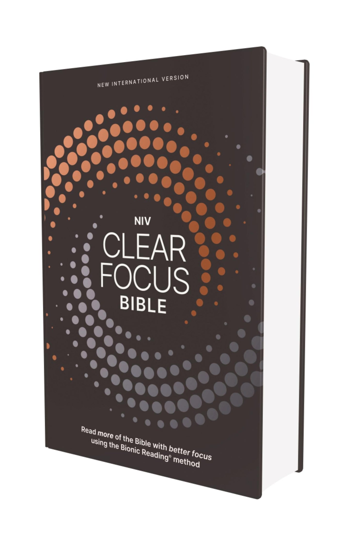 NIV, Clear Focus Bible, Hardcover, Charcoal/Copper: Read more of the Bible with better focus using the Bionic Reading Method