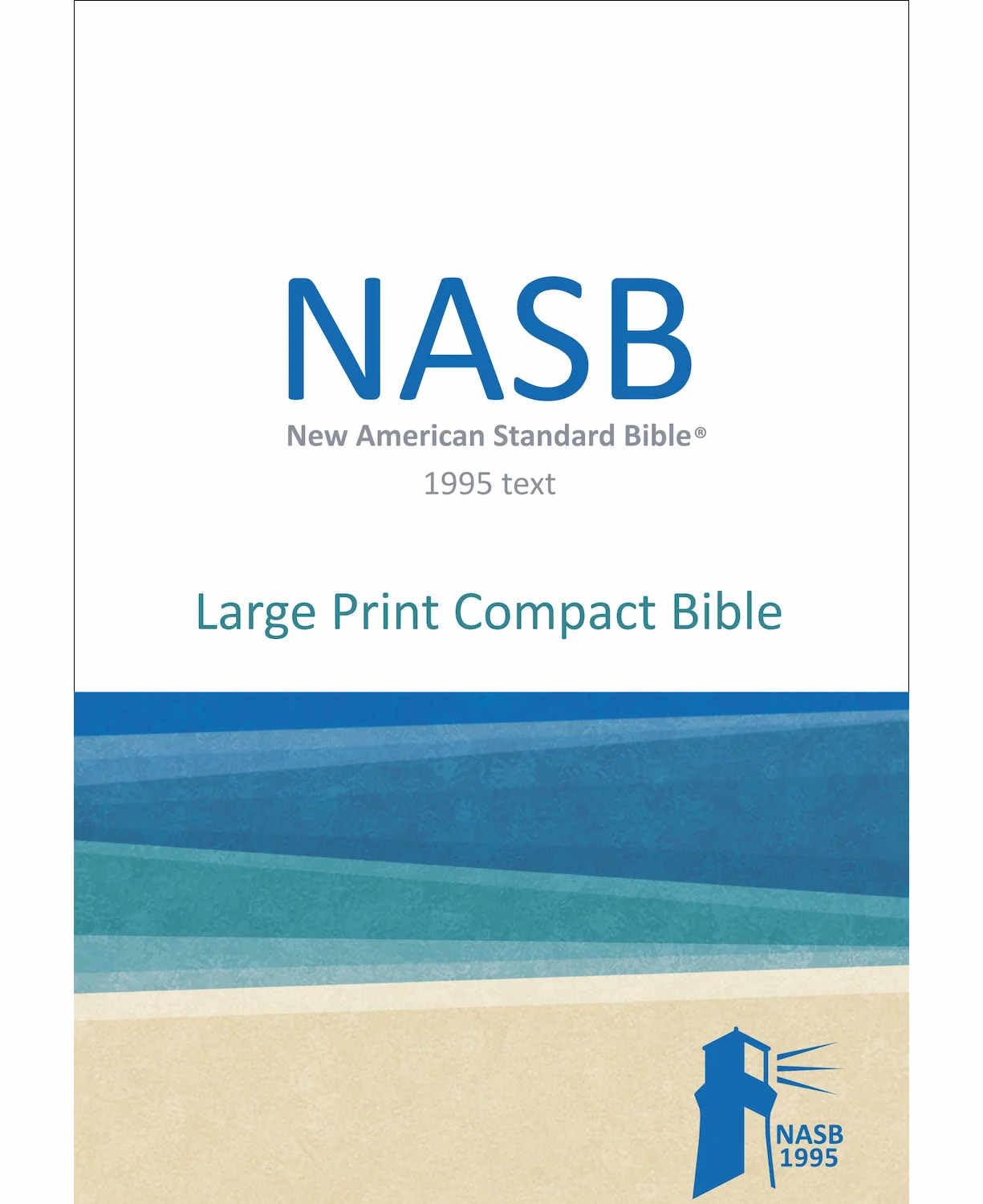 NASB Large Print Compact Bible, Dark Brown, Leathertex, 1995 text