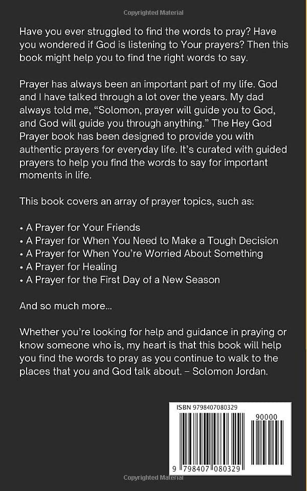 Hey God: Authentic Prayers for Everyday Life (Hey God Prayer Books)