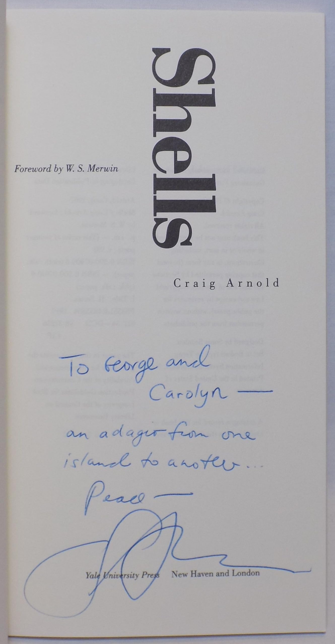 Shells (Yale Series of Younger Poets)