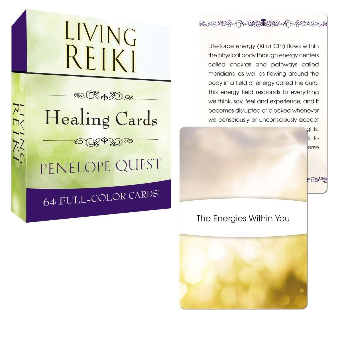 Living Reiki Healing Cards (Tarcher Inspiration Cards) by Qu