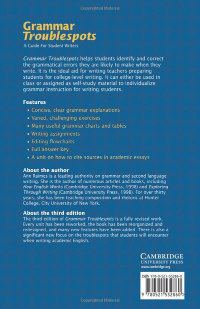 Grammar Troublespots: A Guide for Student Writers