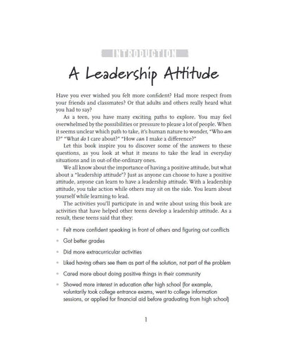 Building Everyday Leadership in All Teens: Promoting Attitudes and Actions for Respect and Success (Free Spirit Professional)