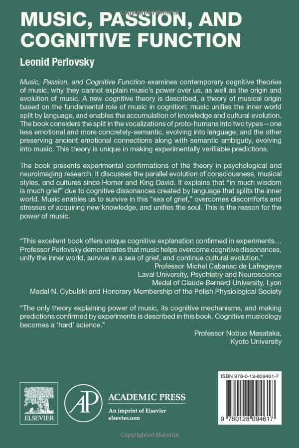 Music, Passion, and Cognitive Function