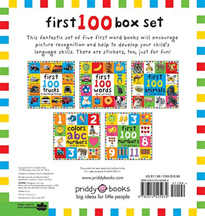 First 100 PB Box Set (5 books): First 100 Words; First 100 A