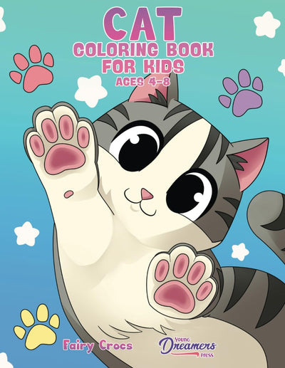 Cat Coloring Book for Kids Ages 4-8: Cute and Adorable Cartoon Cats and Kittens