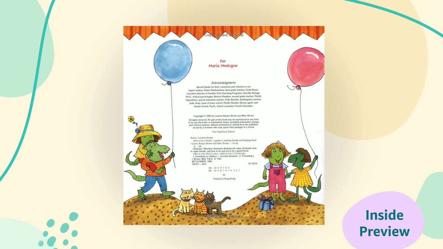 How to Be a Friend (Dino Tales: Life Guides for Families) by