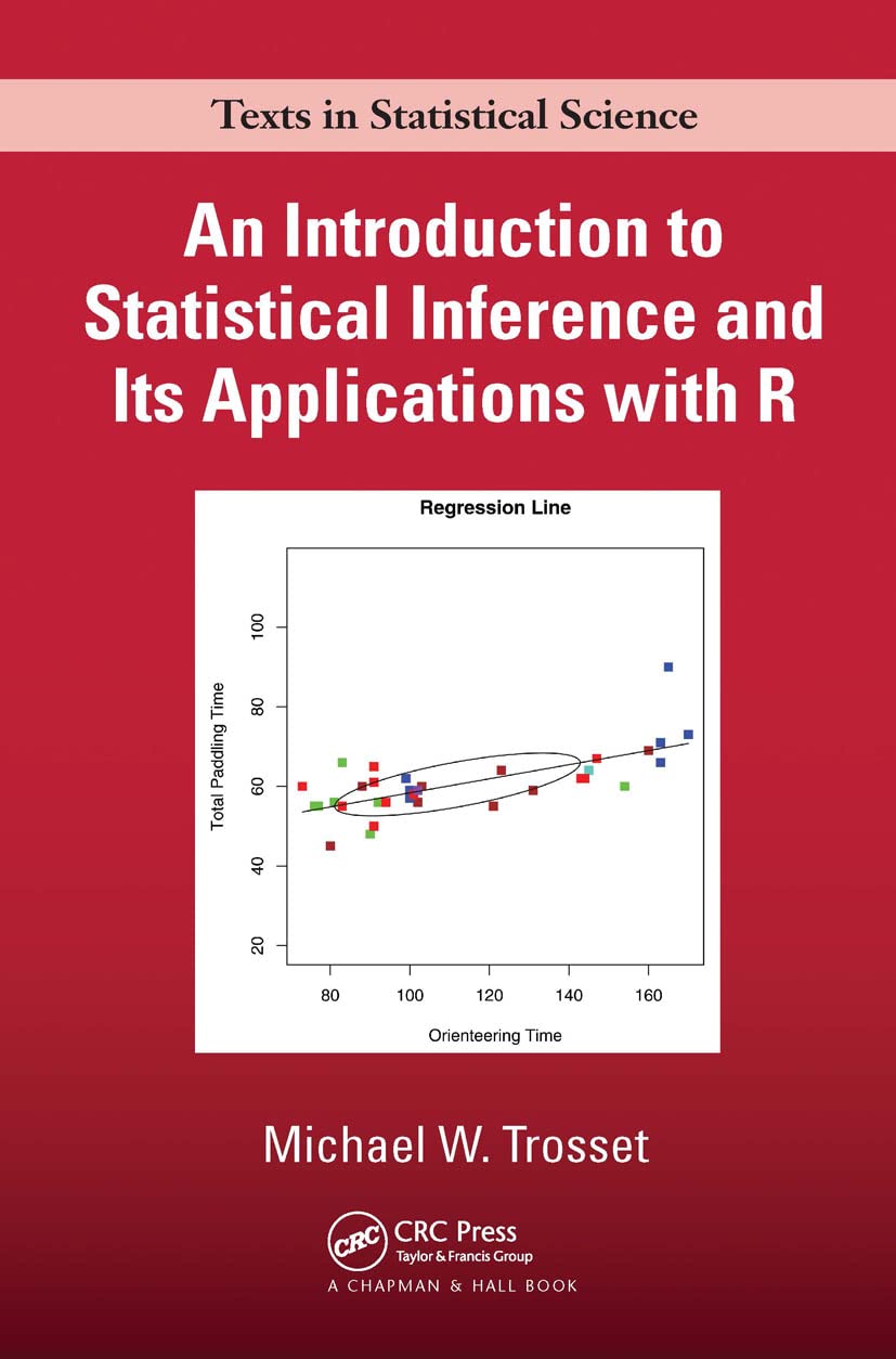 An Introduction to Statistical Inference and Its Applications with R (Chapman & Hall/CRC Texts in Statistical Science)