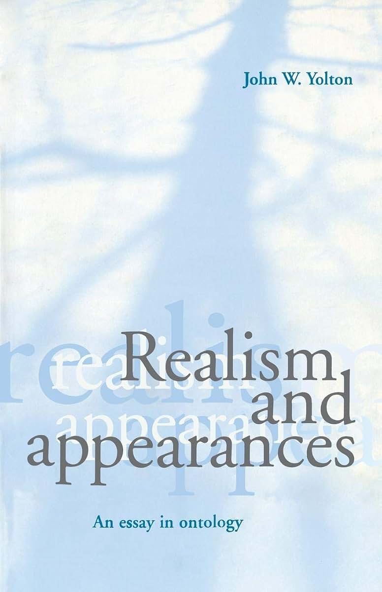 Realism and Appearances: An Essay in Ontology