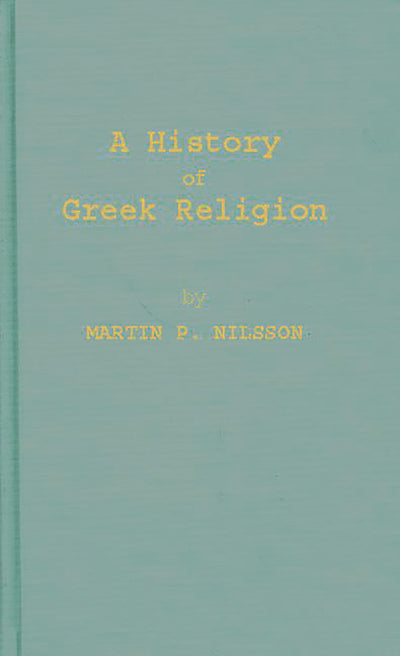 A History of Greek Religion