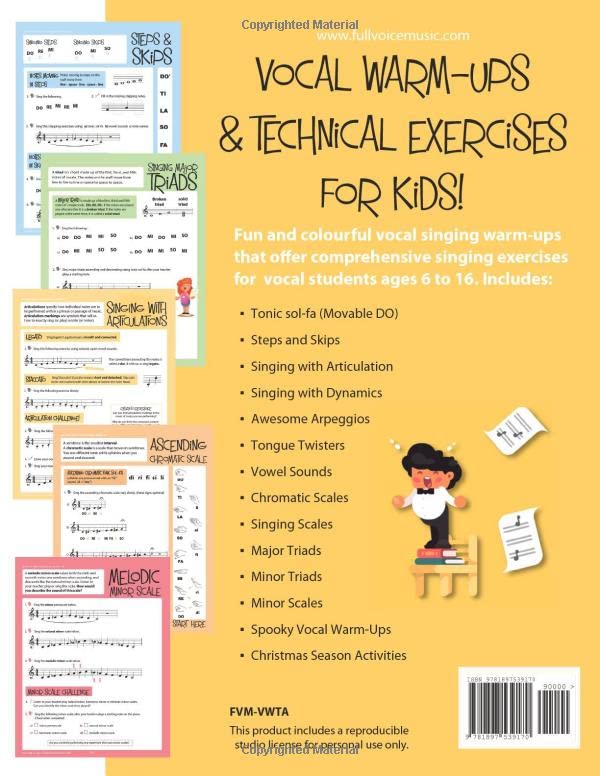 Vocal Warm-Ups and Technical Exercises for Kids!