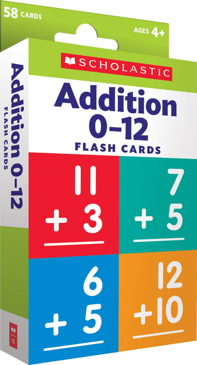 Flash Cards: Addition 0-12