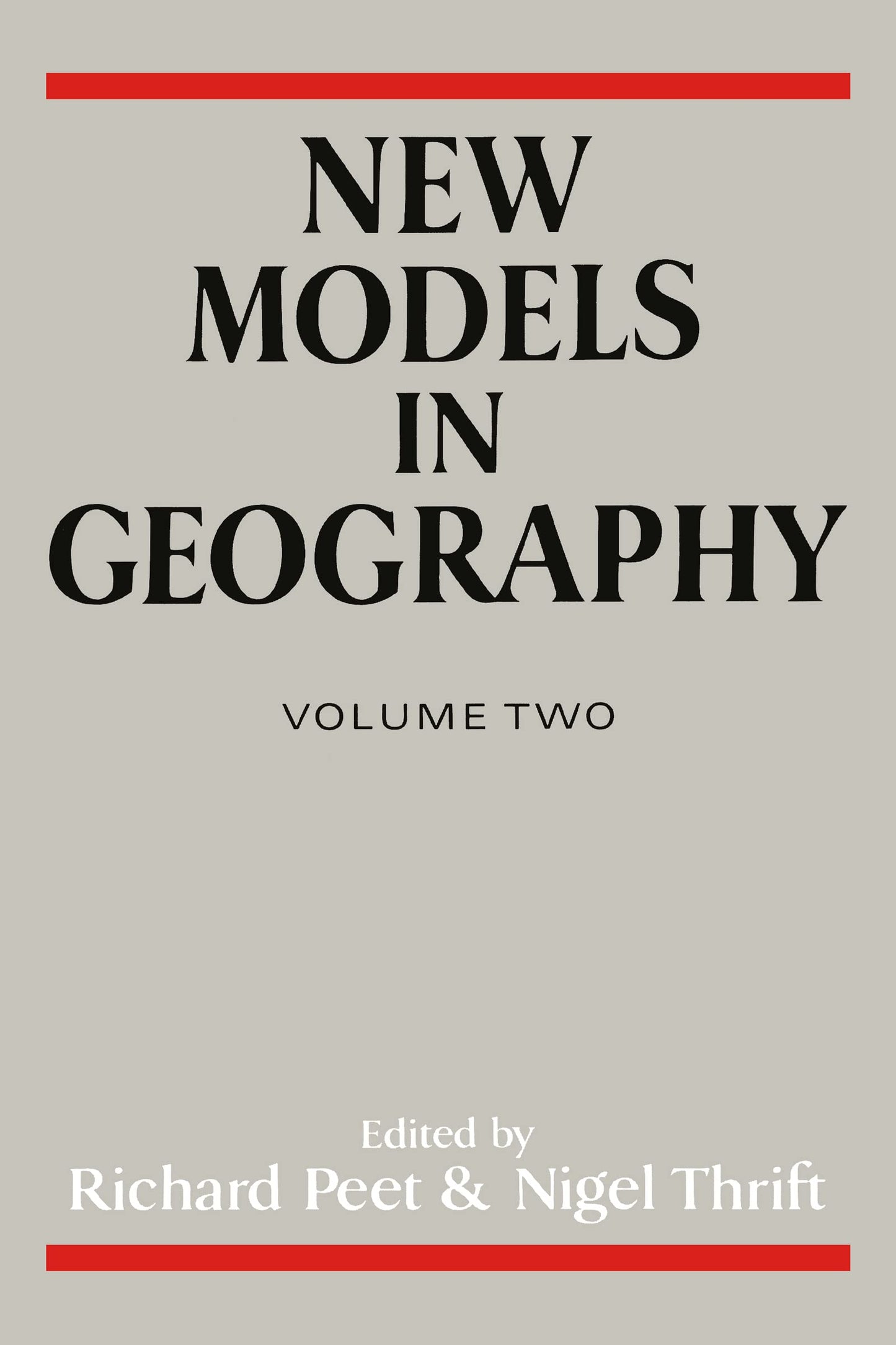 New Models in Geography - Vol 2 (Studies in Renaissance Literature; 1)