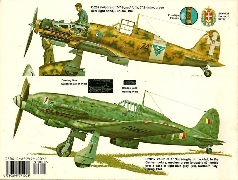 Macchi C.202 in Action - Aircraft No. 41 — back cover