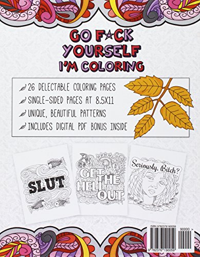 Go F*ck Yourself, I'm Coloring: Swear Word Coloring Book