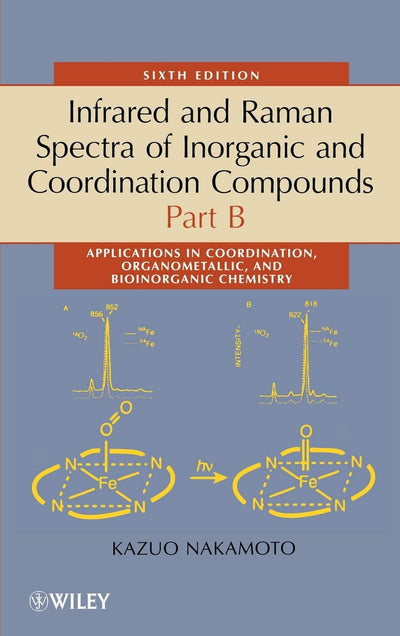 Infrared and Raman Spectra of Inorganic and Coordination Compounds, Part B: Applications in Coordination, Organometallic, and Bioinorganic Chemistry
